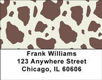 Cow Patterns Address Labels