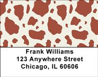 Cow Patterns Address Labels