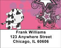 Whimsical Cows Address Labels