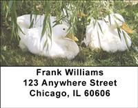 White Ducks Address Labels