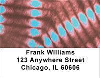 Tie Dye Cloth Address Labels