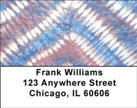Groovy Tie Dye Address Labels