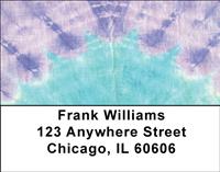 Groovy Tie Dye Address Labels