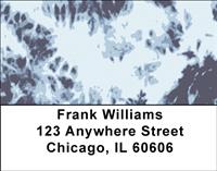 Tie Dye Backgrounds Address Labels