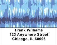 Tie Dye Backgrounds Address Labels