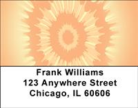 Tie Dye Burst Address Labels