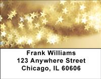 Golden Stars Address Labels
