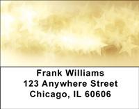 Golden Stars Address Labels