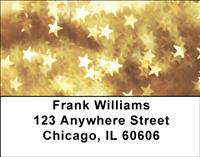 Golden Stars Address Labels