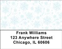 Colorful Snowflakes Address Labels