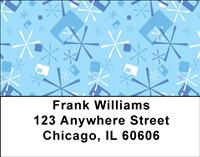 Retro Stars Address Labels