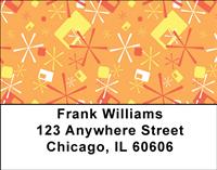 Retro Stars Address Labels