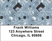 Retro Stars Address Labels