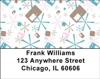 Retro Stars Address Labels