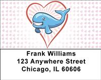 Whale Love Address Labels