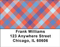 American Plaid Address Labels