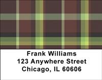 Classic Plaid Address Labels