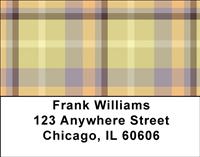 Classic Plaid Address Labels