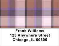 Classic Plaid Address Labels