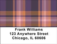 Classic Plaid Address Labels