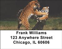 Playful Tigers Address Labels