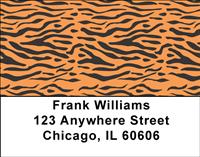 Wild Tiger Stripes Address Labels