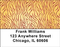 Wild Tiger Stripes Address Labels