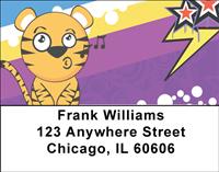 Cuddly Tiger Cub Address Labels