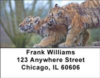 Rambunctious Tiger Cubs Address Labels