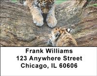 Rambunctious Tiger Cubs Address Labels