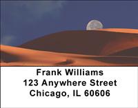 Desert Moonrise Address Labels