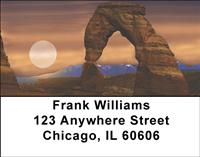 Desert Moonrise Address Labels
