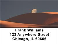 Desert Moonrise Address Labels