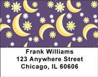 Crescent Moon Address Labels