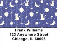 Crescent Moon Address Labels