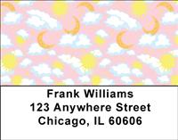 Crescent Moon Address Labels