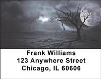 Spooky Moon Address Labels