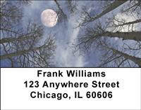 Spooky Moon Address Labels