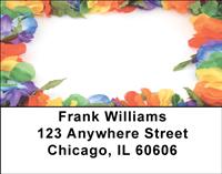 Hawaiian Lei Address Labels