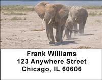 Elephant Family Address Labels