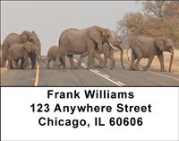 Elephants Crossing Address Labels