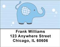 Cute Elephants Address Labels