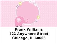 Cute Elephants Address Labels