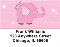 Cute Elephants Address Labels