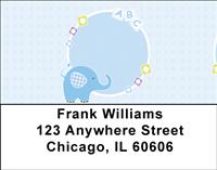 Cute Elephants Address Labels