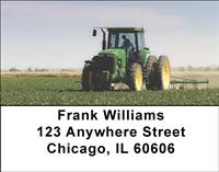 Big Green Tractors Address Labels