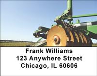 Big Green Tractors Address Labels