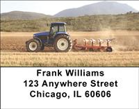 Tractors At Work Address Labels