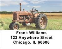Vintage Tractors Address Labels
