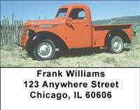 Vintage Trucks Address Labels